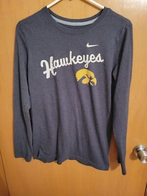 Iowa Hawkeyes Nike Women's Long Sleeve Shirt Gray Size XL - Image 1 of 4