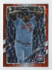 Topps Serie 2 #354 2021 Michael Pineda lámina naranja paralelo #'d 170/299 ~ gemelos - Imagen 1 de 2
