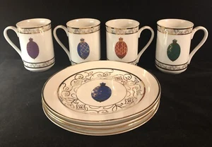 Formalities by Baum Imperial Ei Tannenzapfen Teller & Becher Sets. MENGE: 4 TELLER/BECHER - Bild 1 von 10