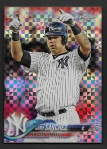 2018 Topps Chrome X-Fractors #182 Gary Sanchez New York Yankees - Picture 1 of 1