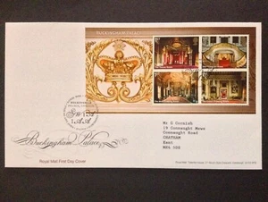 2014 Buckingham Palace M/Sheet on Typed Address First Day Cover, Tallents House - Picture 1 of 1