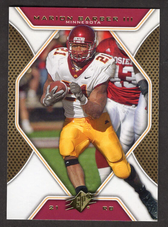 Marion Barber 2010 SPx Card #52; Minnesota, Dallas Cowboys   - Image 1 of 1