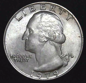 1979-D 25C Washington Quarter Uncirculated CN Clad 25oc0606-3 - Picture 1 of 2