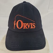 Orvis Fly Fishing Hat Cap Tan Buzz Off Insect Shield L/XL Flexseam Preowned