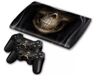 PS3 PLAYSTATION 3 Super Slim Skin Design Sticker Protector Set - Grim Reaper - Picture 1 of 1