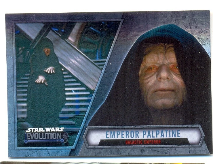 2016 Star Wars Evolution Silver Parallel Card 50 - EMPEROR PALPATINE - Image 1 of 1
