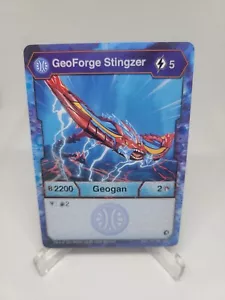 Carta Bakugan ""Geoforce Stingzer"" Geogan Spin Master - Foto 1 di 2