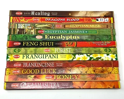 HEM Incense Assorted Best Sellers #2 Bulk Lot 12 Pack x 8 Sticks = 96 Mixed  - Image 1 of 4