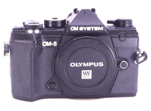 Olympus OM SYSTEM OM-5 Spiegellose Kamera Schwarz ***WIE BESEHEN, BITTE LESEN*** #CS233 - Bild 1 von 6