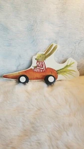 IKEA Fabler Kids Decor Wall Hooks Coat Hanger Rabbit Bunny Carrot Race Car D - Picture 1 of 5