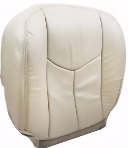 2003 2004 2005 Cadillac Escalade Driver Side Bottom Leather Seat Cover Tan #152 - Bild 1 von 9