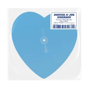 Donnie & Joe Emerson Baby Heart Shaped Record BLUE VINYL Record dreamin wild NEW - Picture 1 of 1