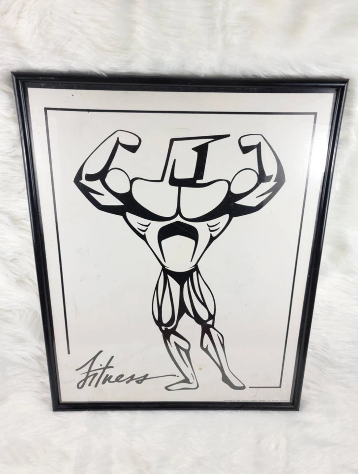 Decoración de pared Success Fitness Company 1989, estilo de vida saludable, entrenamiento de gimnasio Foto 1 de 4