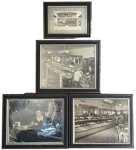 1930s - 1950s MAPLE SHADE, NJ, DIEDRICH BAKERY PHOTOGRAPHS SNACK BAR 4 ORIGINAL - Picture 1 of 11