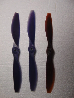 Lot of 3pc Model Airplane Engine Propeller 225x100 mm or 9x4" 2.5сс engine 0.15 - Image 1 of 4