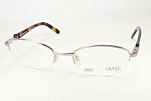 Skaga 3830-u 5206 en marrón dorado 52-18-135 marcos de gafas bisagras flexibles S123 - Imagen 1 de 12