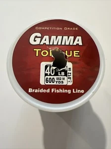 LÍNEA DE PESCA TRENZADA GAMMA TORQUE - 40LB/50LB/65LB - 600YDS 3 CARRETES VERDES A GRANEL - Imagen 1 de 6