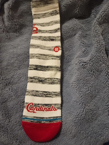St. Louis Cardinals Stance Socks MLB Large 9-13 New Cover