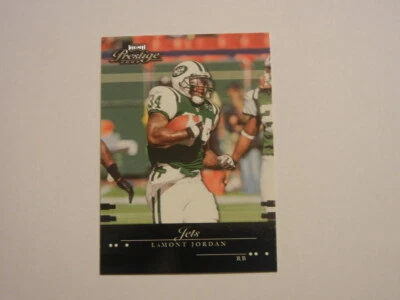 2002 PLAYOFF PRESTIGE FOOTBALL LaMONT JORDAN #98NEW YORK JETS - Image 1 of 4