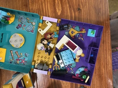 乐高迪士尼爱丽儿的故事书冒险与小美人鱼乌苏拉不完整 — 第 1/4 张图片