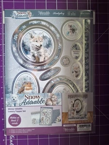 Hunkydory Snow Adorable - Winter Wildlife Luxus Topper Set - Bild 1 von 2