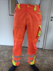 Engelbert Strauss Bundhose Motion2020 orange warngelb Gr 50Strassenbau - Bild 1 von 10