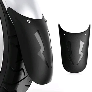 Universal Motorcycle Fender Rear Front Wheel Extension Mudguard Splash Guard - Picture 1 of 10