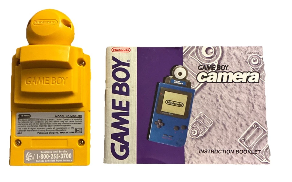 Nintendo Game Boy Camera Yellow - MGB-006 - Yellow Tested with manual - Image 1 of 2