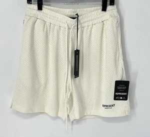 Represent NWT mens owners club Mesh Shorts large Cream - Picture 1 of 9