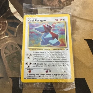 Pokemon - Cool Porygon Holo - Black Star Promo card - SEALED in original plastic - Picture 1 of 3