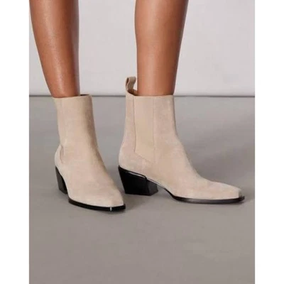 New Rag & Bone Joni Suede Chelsea Boots Sz 8 / 38 - Image 1 of 4