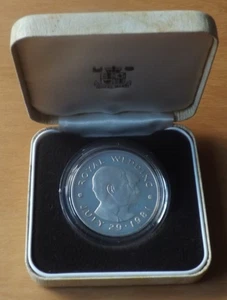Jersey British Sterling Silver £2.00 Coin 1981 Proof Grade Cased Charles & Di. - Picture 1 of 4