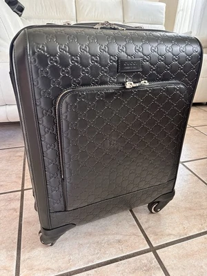 Rare Leather Gucci GG Carry On Suitecase Made in Italy Plus Free Passport Holder - Image 1 of 4