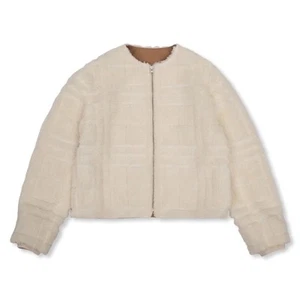 Burberry Girls Checked Fleece Jacket size 12Y - Picture 1 of 10