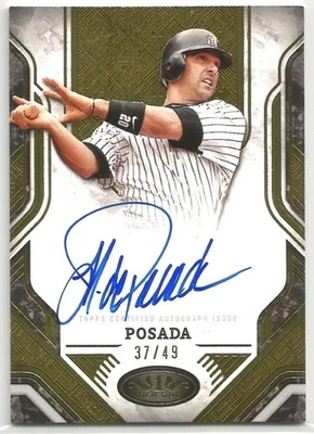 2025 Topps Tier One Baseball Jorge Posada Prime Performers Auto #PPA-JP 37/49 - Image 1 of 2