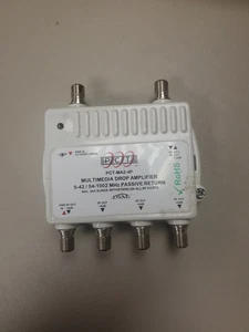 PCT-MA2-4PN 4 Port RF Multimedia CATV Drop Amplifier With Passive Return  - Picture 1 of 4