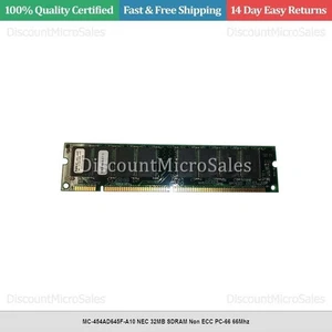 MC-454AD645F-A10 NEC 32MB SDRAM Non ECC PC-66 66Mhz - Picture 1 of 1