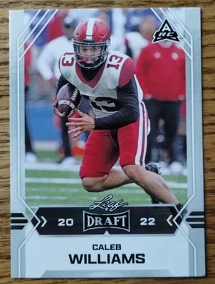 Caleb Williams 2022 Leaf Draft #05 (RC) Oklahoma/USC Trojans/Chicago Bears - Imagem 1 de 2