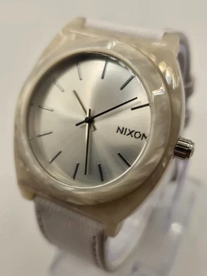 NIXON White Men's Watch “More is More” The Time Teller Acetate - Image 1 of 4