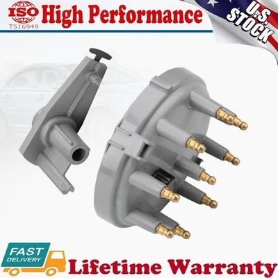 Distributor Cap+Rotor For FORD Mustang F150 F250 F350 MERCURY LINCOLN  5.0L 5.8L - Image 1 of 4