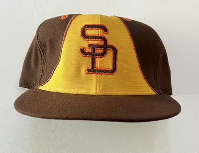 Vintage New Era 1984 San Diego Padres Hat Cap Taco Bell Sz 6 7/8 - Image 1 of 4