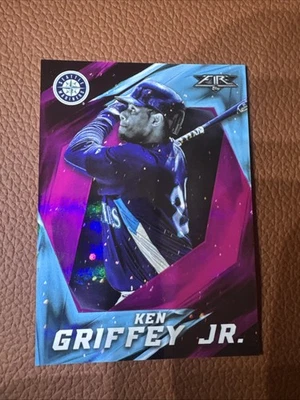 2017 Topps Fire Ken Griffey Jr Pink Parallel /25 Seattle Mariners - Image 1 of 3