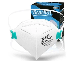 NIOSH Approved N95 Mask Particulate Respirators Individually Wrapped 30pc - Picture 1 of 6