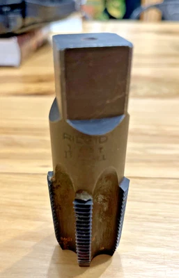 Ridgid 1" NPT x 1-9/64" Drill TPI Carbon Steel Pipe Tap - Image 1 of 4