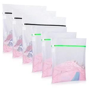 Netz Wäschesäcke, Feinwäsche Waschbeutel für Pullover Bluse Strumpf BHs Pre... - Bild 1 von 8