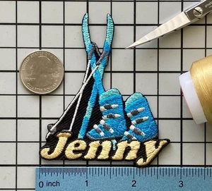 Parche de esquí personalizado/nombre personalizado/planchado/insignia de apliques bordados - Imagen 1 de 1