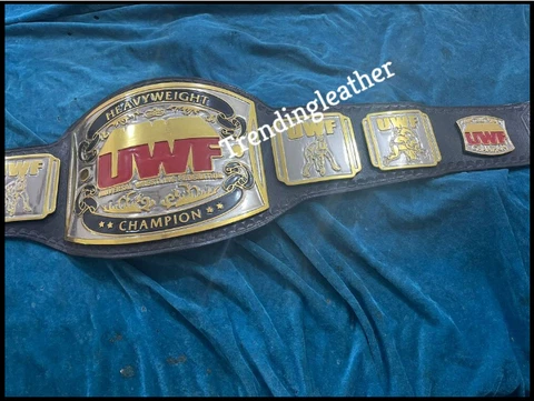 UWF HEAVYWEIGHT WRESTLING CHAMPIONSHIPS BELT ADULT SIZE Cover