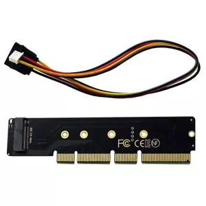 NGFF M.2 M-Key NVME AHCI SSD to PCI-E 3.0 16X 8X 4X Power Adapter Low Profile... - Picture 1 of 9