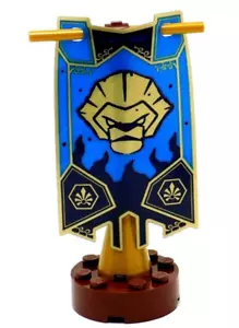 LEGO Legends of Chima Batalla León Tribu Bandera 40mm x 68mm (20176 70229) - Imagen 1 de 2