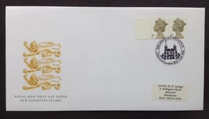 GB 2000 2x1st Millennium Definitives on First Day Cover, Greenwich Observatory - Imagen 1 de 2